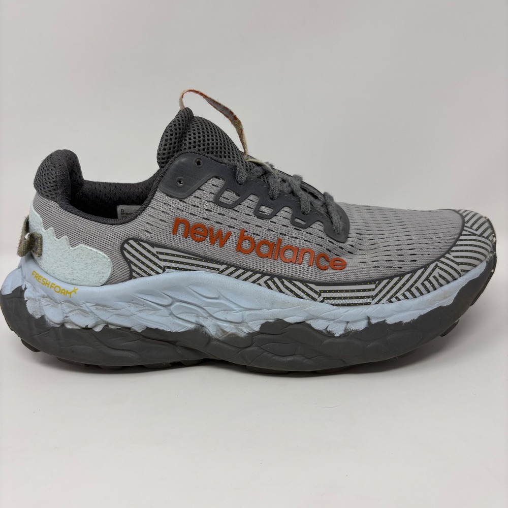 New Balance Fresh Foam X More Trail v3 Mens Size 8 Grey Blue Trail Running Shoes